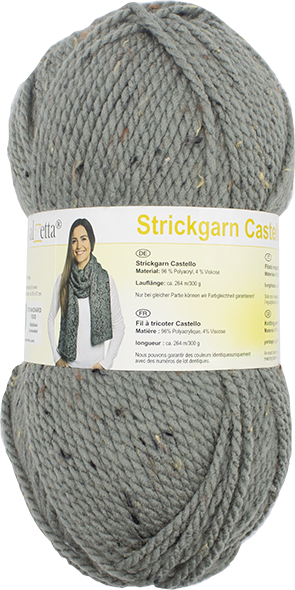 Castello - Tweed-Strickgarn 300 g