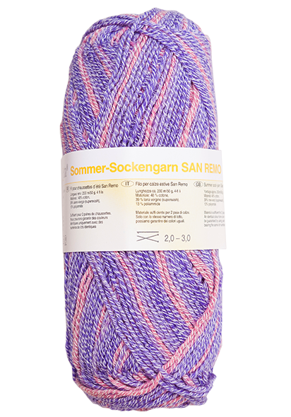San Remo - Sommer-Sockengarn 4x50g